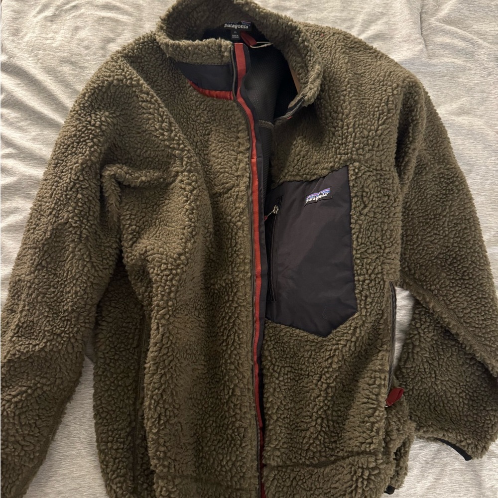 Patagonia Green and Black Performance Jacket